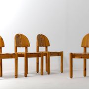 Dining chairs in pine by Rainer Daumiller