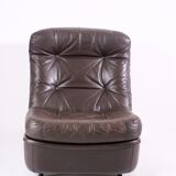 Modular leather sofa by michel cadestin for airborne