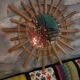 Rattan mirror  57cm