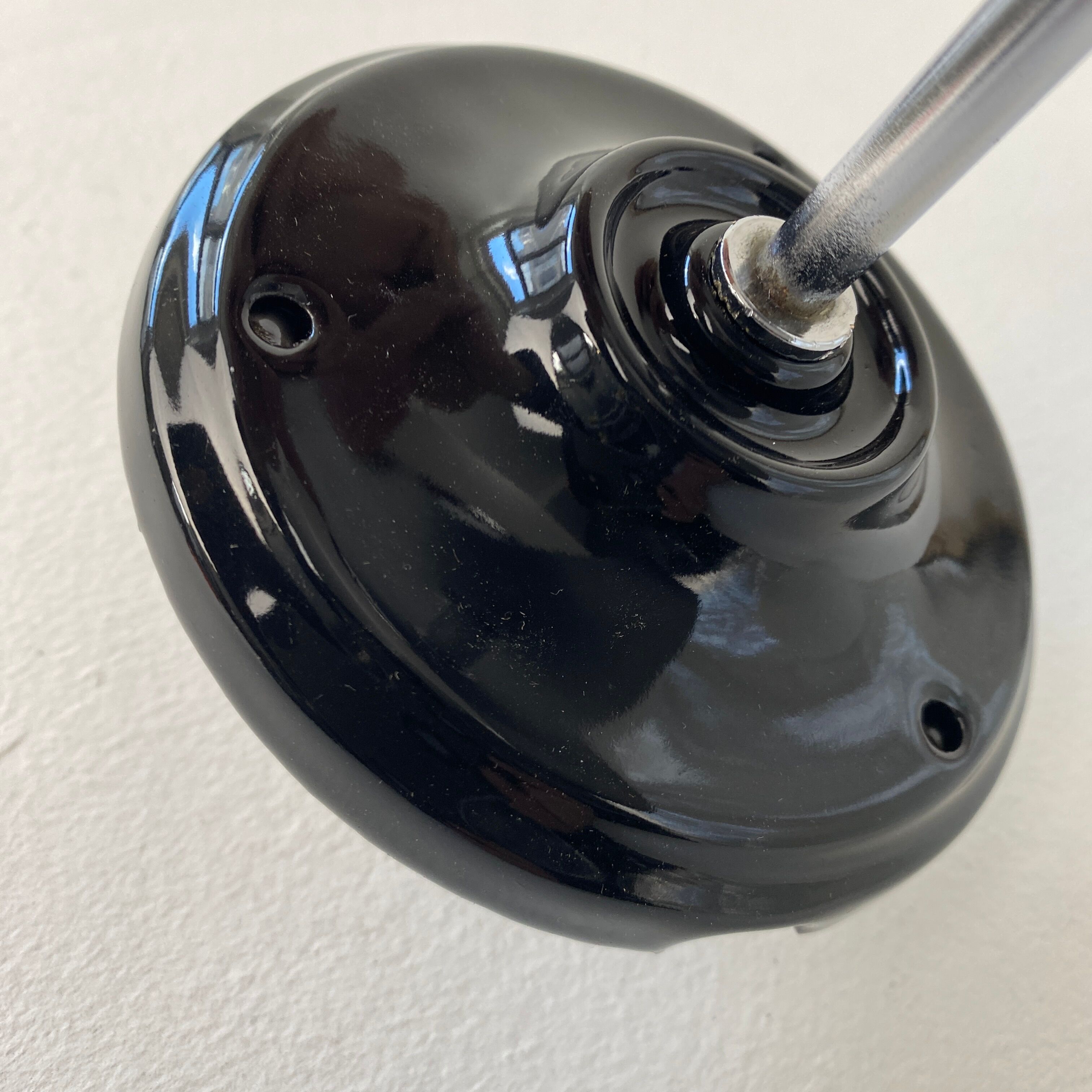 Pair of vintage opaline wall lamps