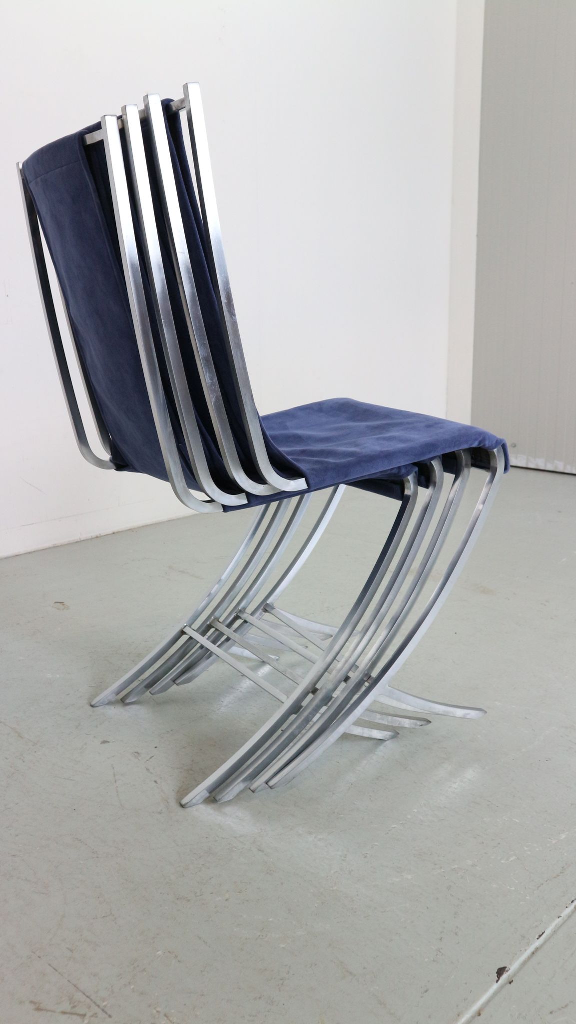Set Of 4 dinning chairs by Pierre Cardin for Maison Jansen 1970
