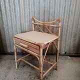 Rattan bedside table