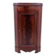 Commode d'angle en acajou, Europe du Nord, fin du XIXe siècle.