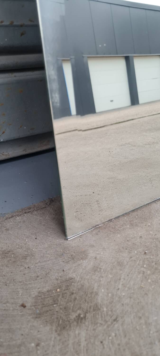 Art deco beveled mirror