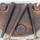 Feet compass years bedside table 60 vintage