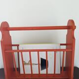 Scandinavian design vintage magazine rack