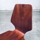 Mid-Century Modern Plywood Side Chairs attributed to Carlo Ratti for Legni Curvati, Italy, 1950s, Set of 3