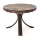 Brutalist oval table
