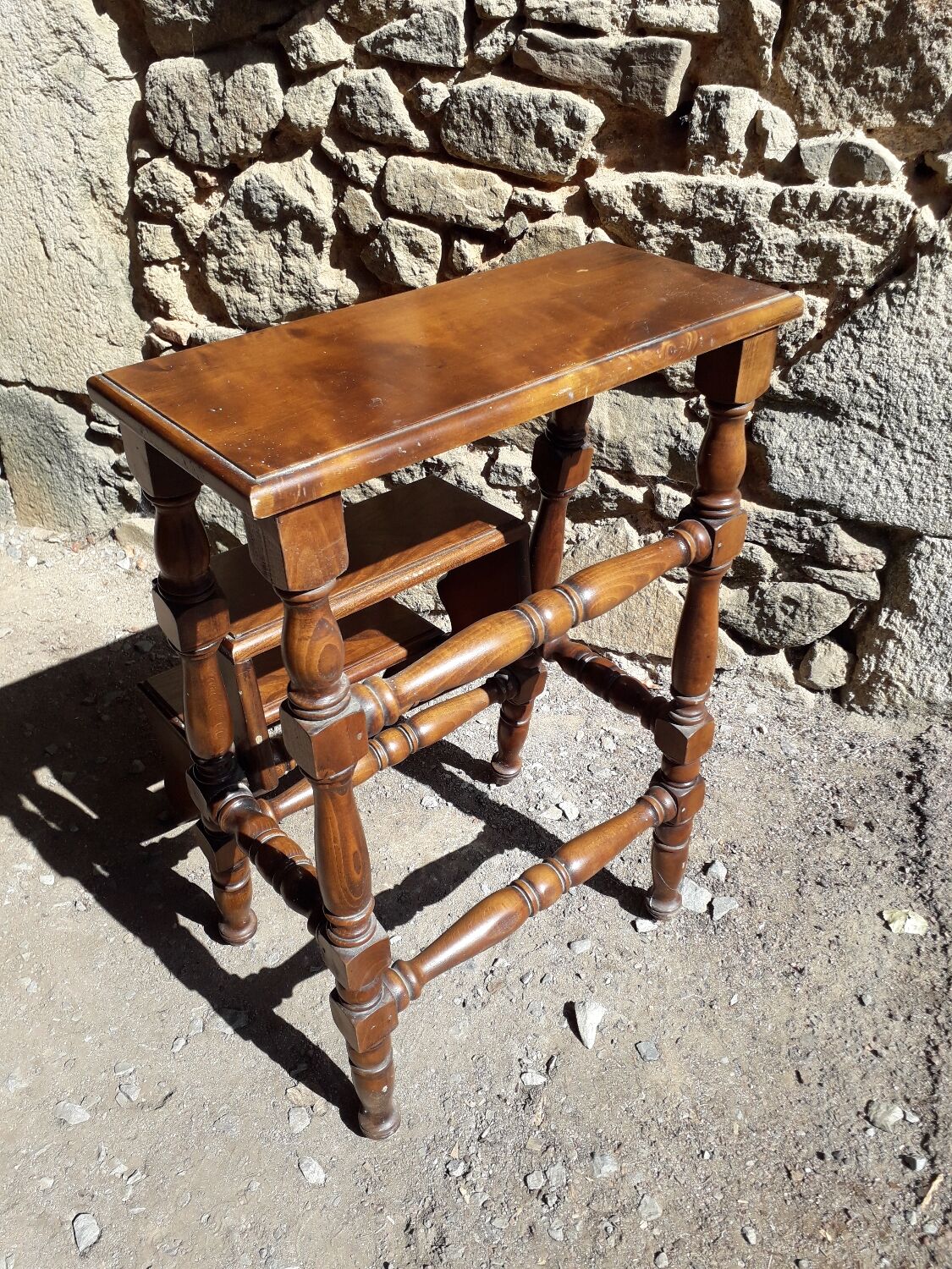 Old library stepladder
