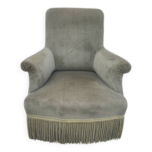 fauteuil crapaud en velours
