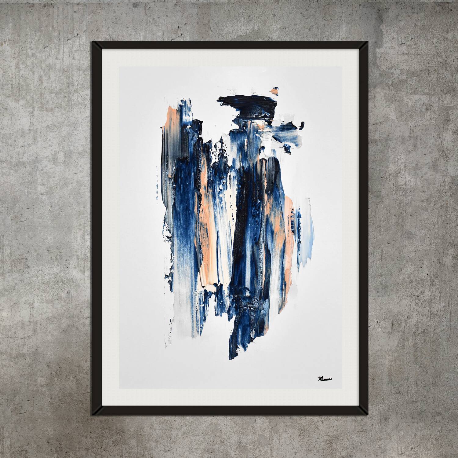 Œuvre abstraite contemporaine originale – Mimmo Scali