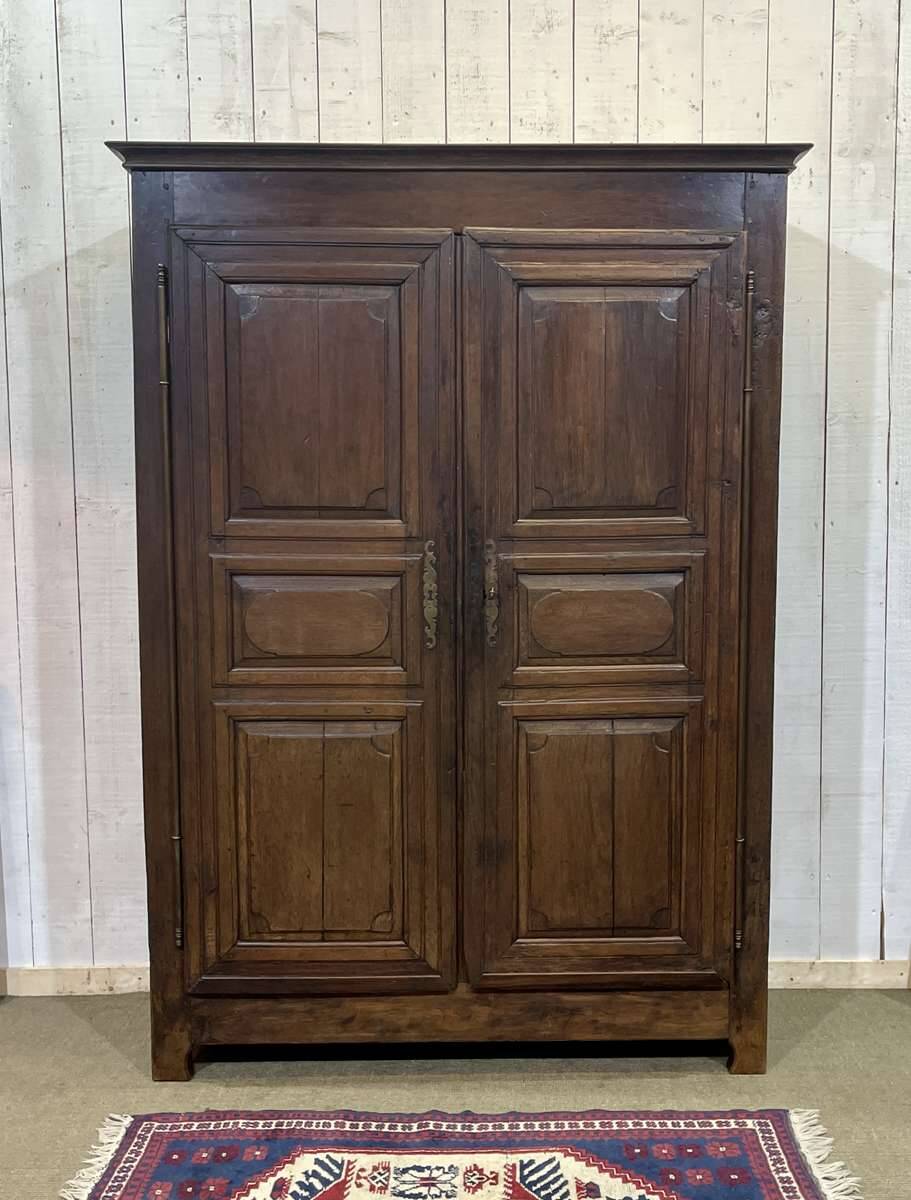 19th century rustic oak wardrobe