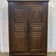 19th century rustic oak wardrobe