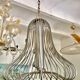Hanging lamp from Sciolari chrome space age