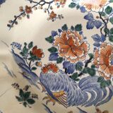 Plates earthen of Gien model Rooster and peony