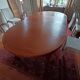 Teak table in Scandinavian style