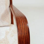 Pair of Art Déco Armchairs – Ash Wood & Ash Veneer Jacquard Fabric
