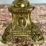 Lamp pique candle gilded bronze 60 cm, nineteenth century.
