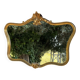 Miroir en bois doré sculpté et mouluré