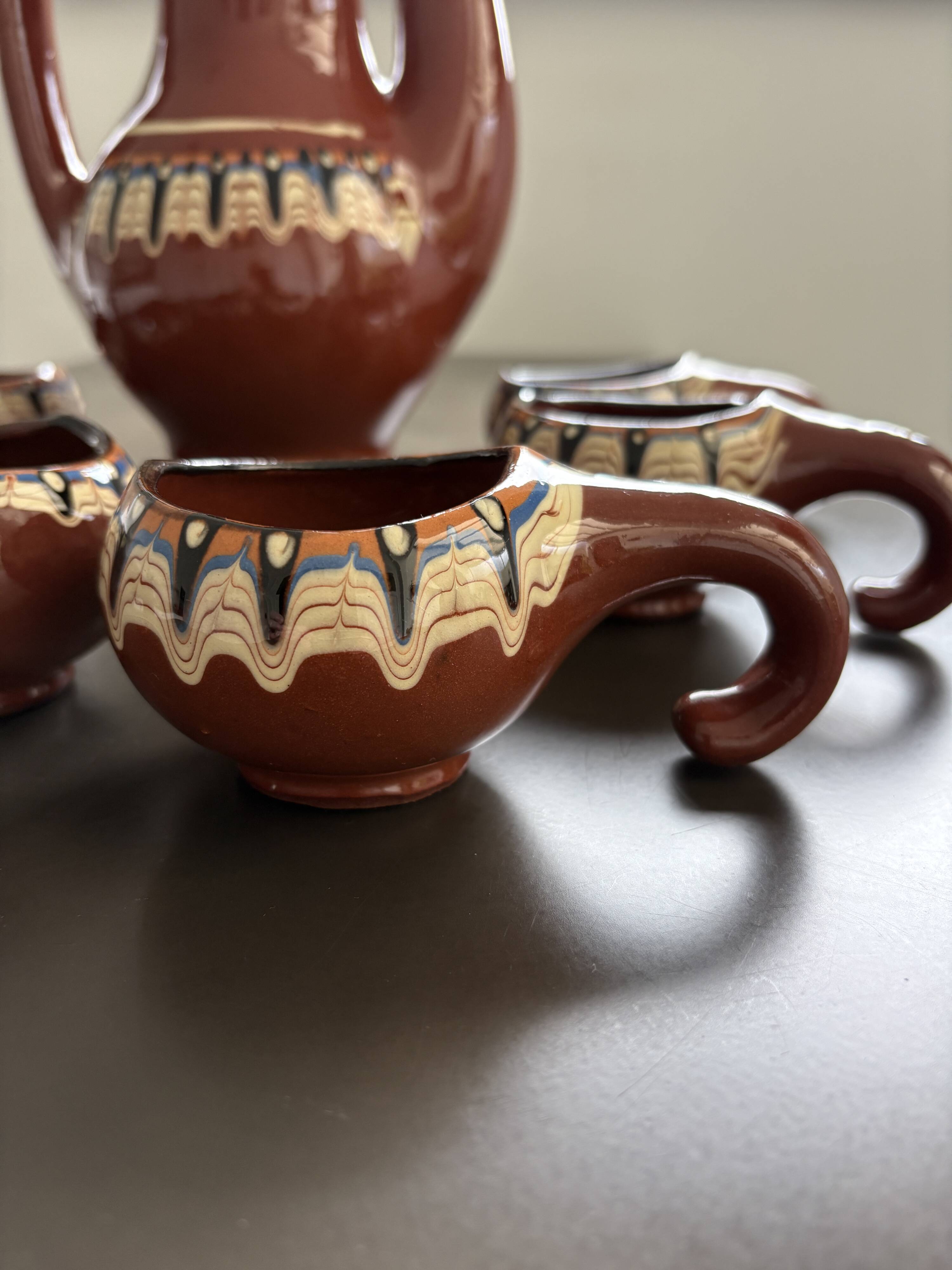 Vintage Bulgarian Drinks Set