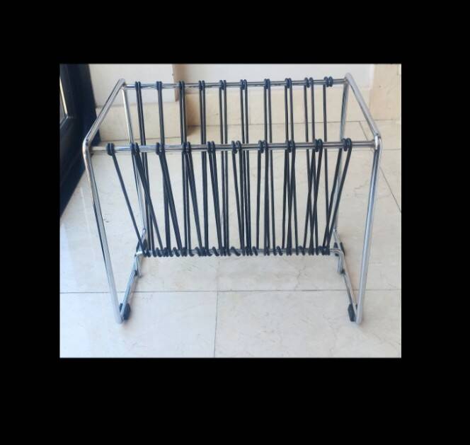 Modernist magazine rack