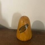 Salière et poivier en céramique orange