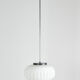 Suspension en verre opaline par Napako années 60