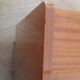 Vintage chest of drawers 3 drawers - varnished teak - Scandinavian style - retro patterns - 60s
