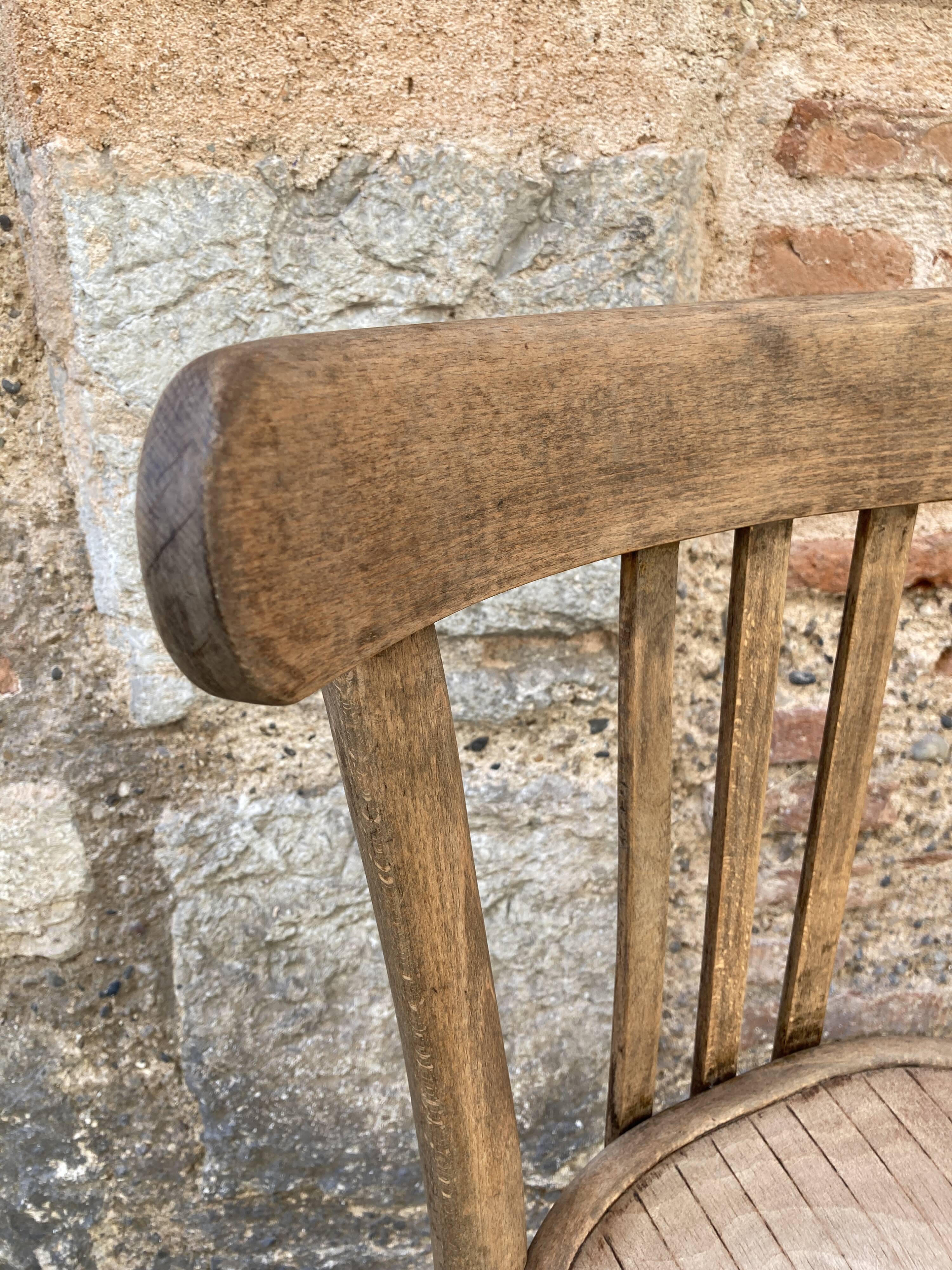 Wooden bistro chair