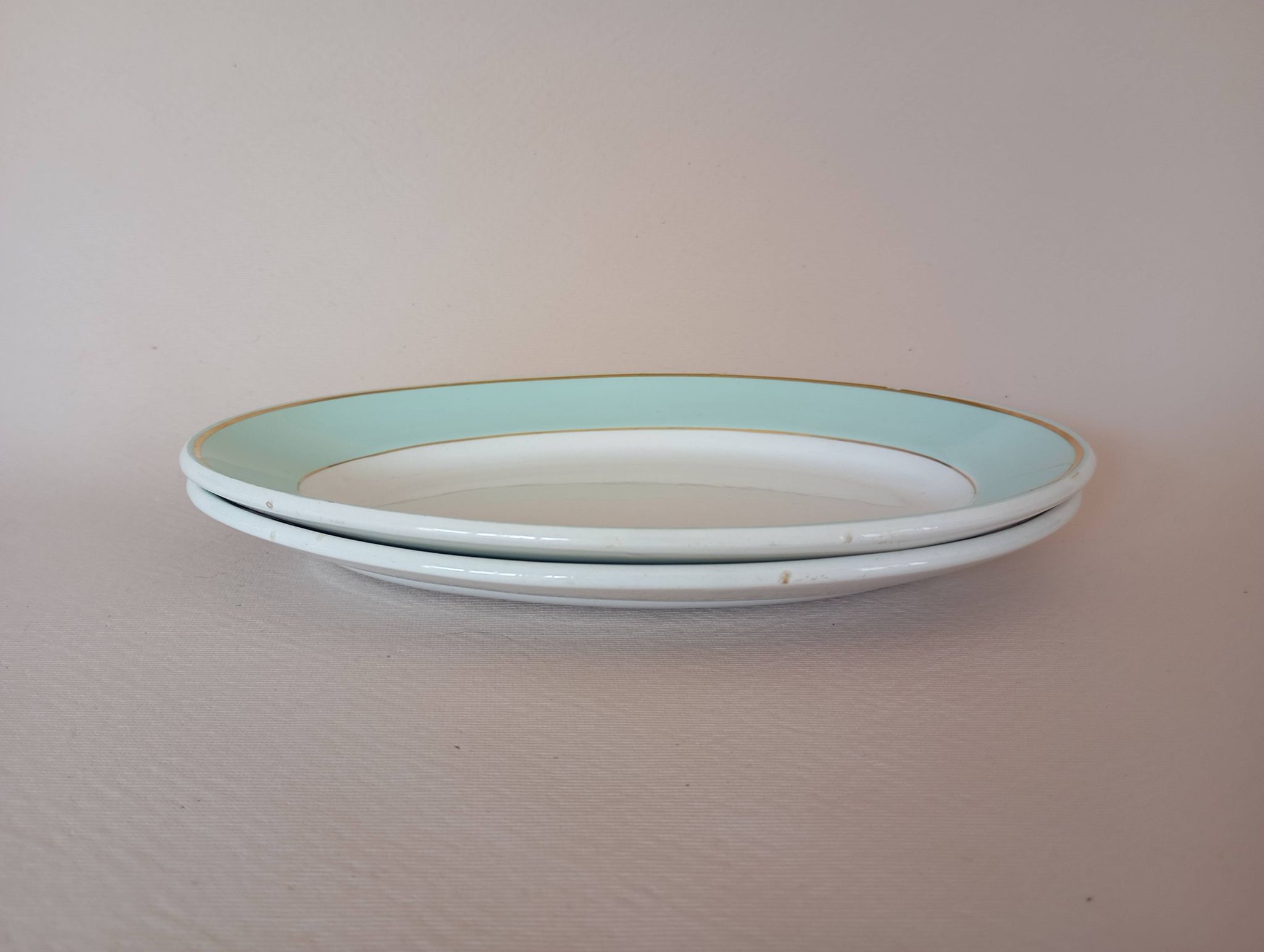 Plat ovale et raviers "Meudon" K&G Lunéville