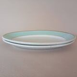 Plat ovale et raviers "Meudon" K&G Lunéville