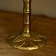 "Faux Bamboo" table lamp in patinated brass from the 1960s.