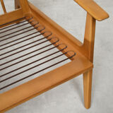 Paire de fauteuils scandinaves kaki, 1960