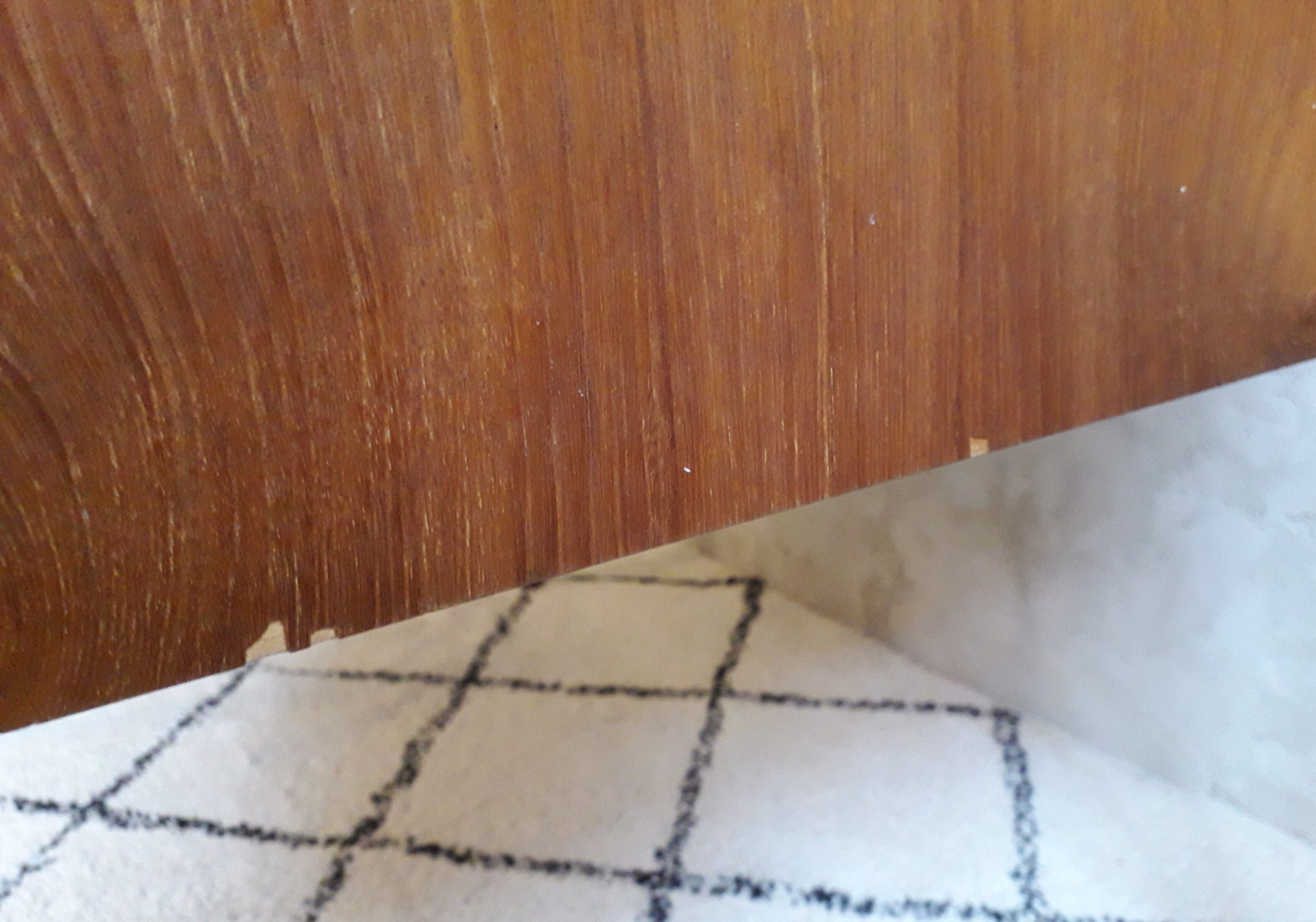 Scandinavian desk in vintage teak