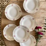 Set of 6 vintage soup plates model Marie-Laure de Gien