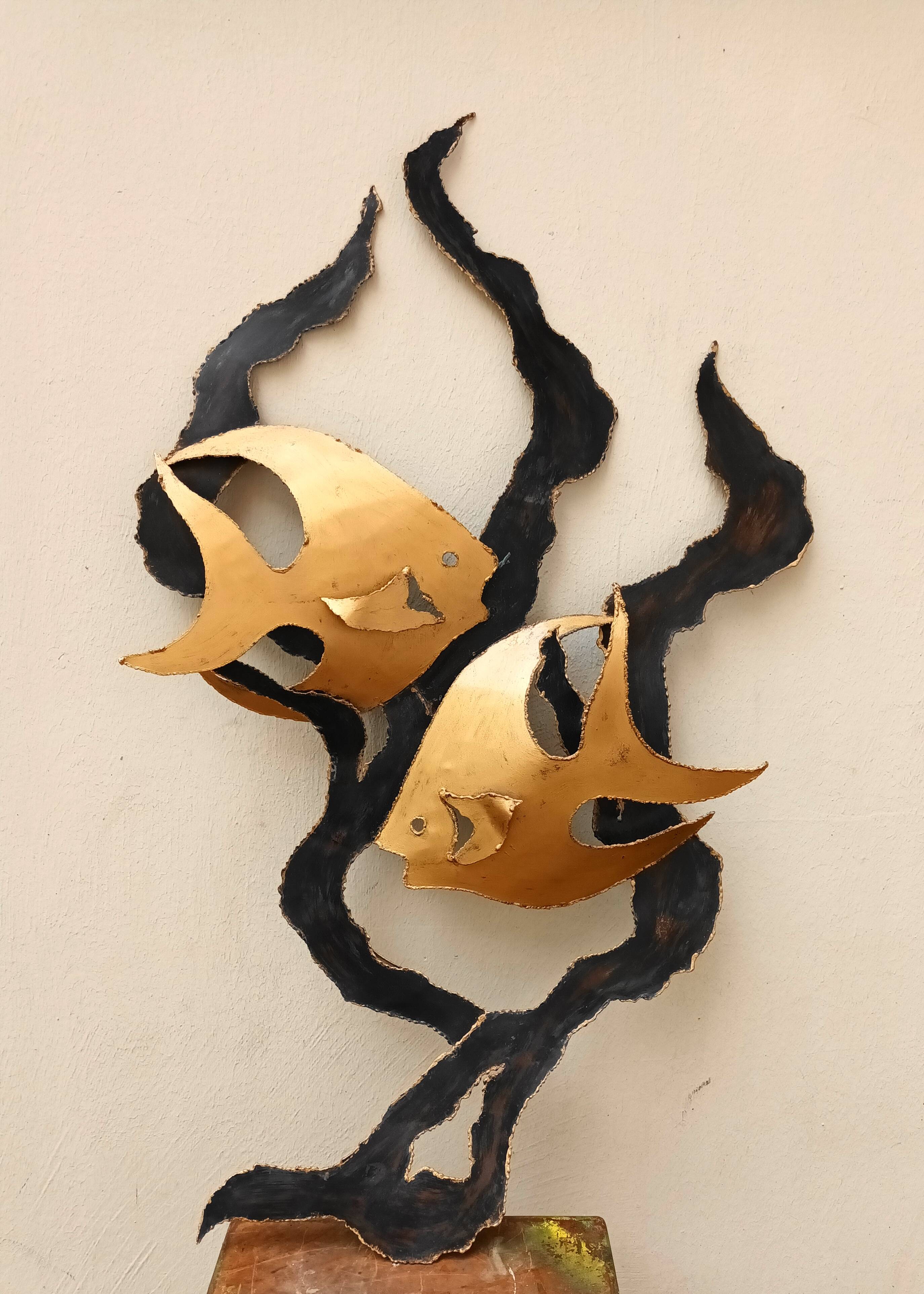 Decorative and luminous wall light from the 60s