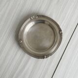 Silver-plated metal bowl