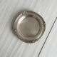 Silver-plated metal bowl