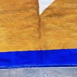 Handmade Moroccan rug, natural wool, 3x2 m.