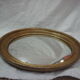 Golden wood witch mirror 37cm