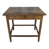 oak and leather desk