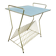 Side table for vinyl records in the style of Mathieu Mategot, perforated metal, 1960.