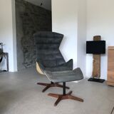 Fauteuil modèles 808 et pouf 808H design Studio Formstelle Munich 2014