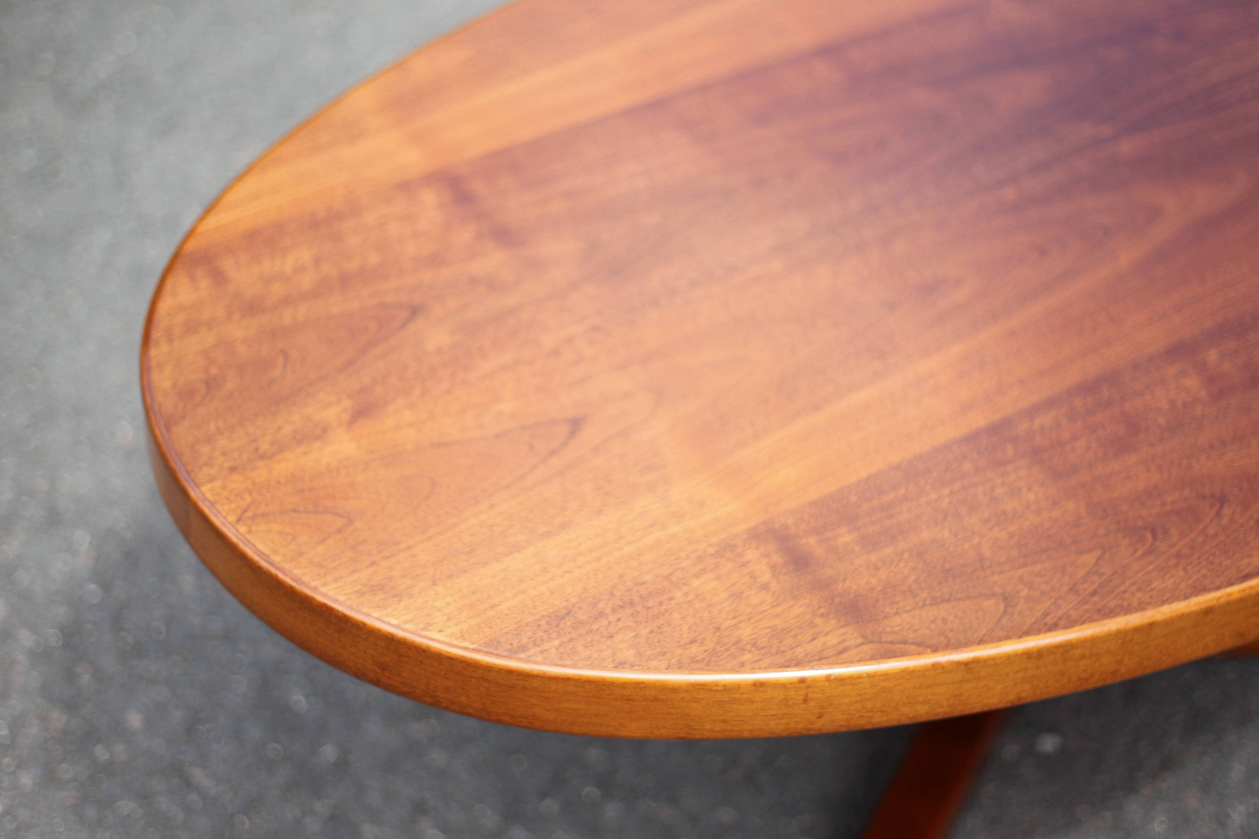 Baumann coffee table, star foot wooden table, vintage coffee table, living room table, 70's