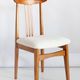 Light Bouclé Chair Mid-Century Modern, Design by M. Zielinski, Europe, 1960s