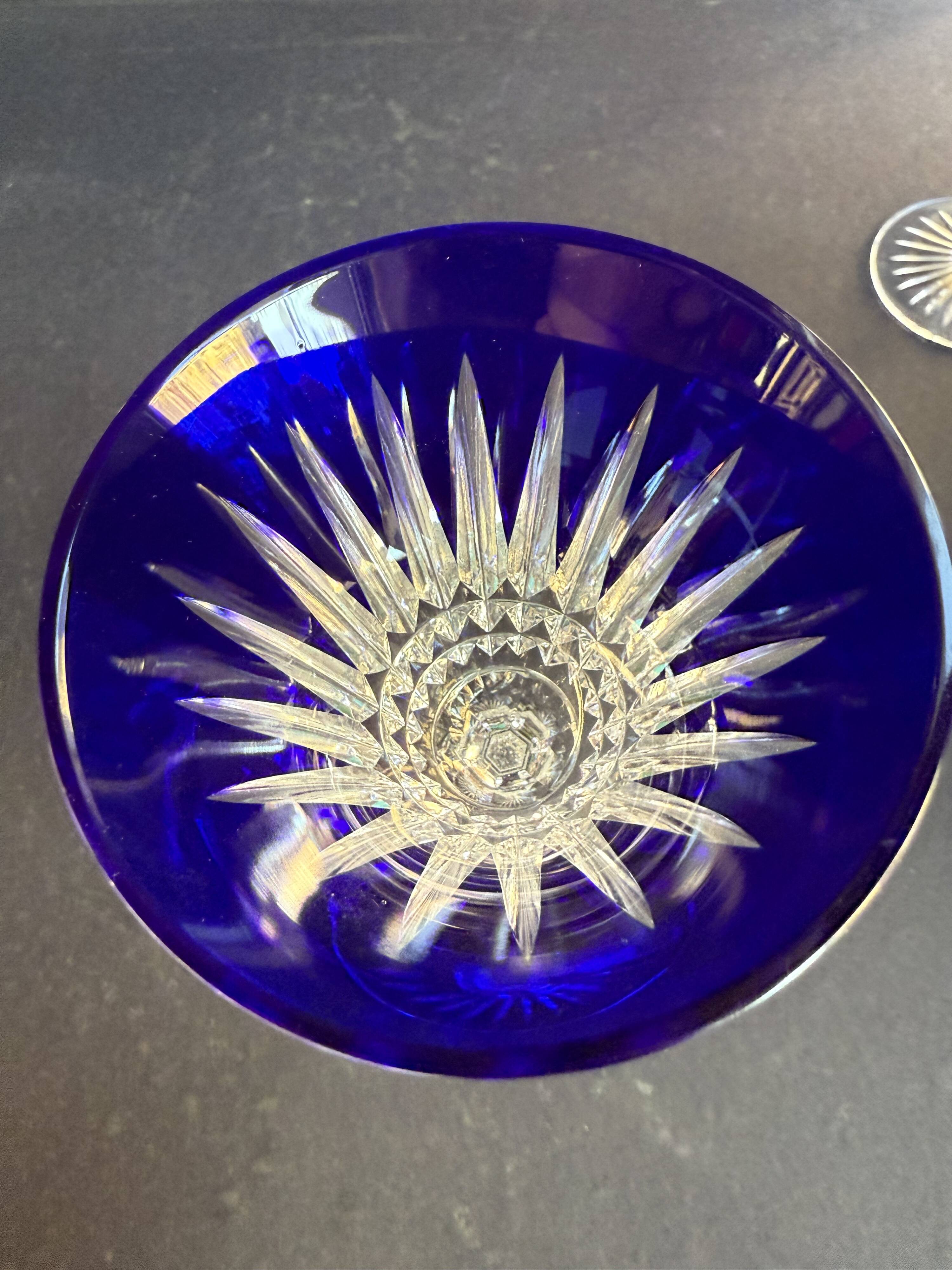 6 Wine Glasses – Double Crystal