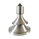 Pied de lampe en aluminium design années 70