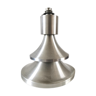 Pied de lampe en aluminium design années 70