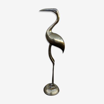 Brass bird heron 69 cm