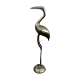 Brass bird heron 69 cm